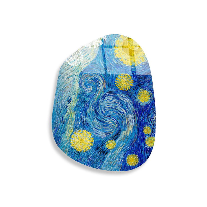 Wallity Cuadro Decorativo de Vidrio Templado Multicolor 35 x 50 cm